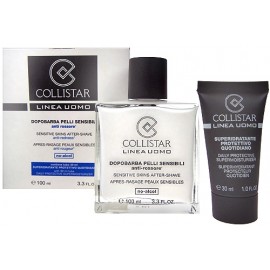 Collistar Sensitive Skins After-Shave, Linea Uomo, rinkinys balzamas po skutimosi vyrams, (100ml