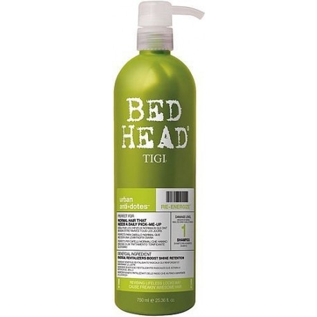 Tigi Bed Head Re-Energize, šampūnas moterims, 250ml