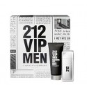 Carolina Herrera 212 VIP Men, rinkinys tualetinis vanduo vyrams, (EDT 100ml + 100ml dušo želė)