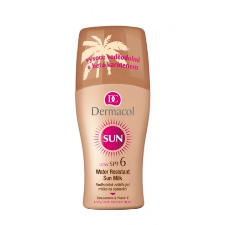 Dermacol Sun, Milk Spray SPF6, Sun kūno losjonas moterims, 200ml