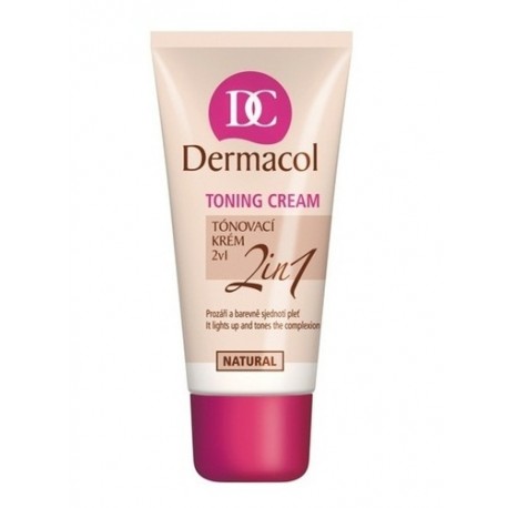 Dermacol Toning Cream, 2in1, BB kremas moterims, 30ml, (Natural)