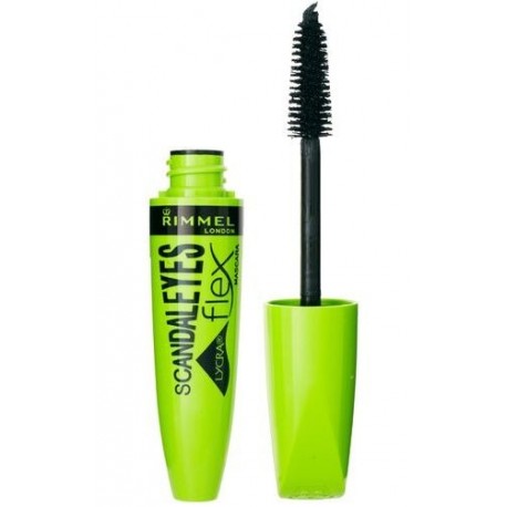 Rimmel London Scandal Eyes Lycra Flex, blakstienų tušas moterims, 12ml, (001 Black)