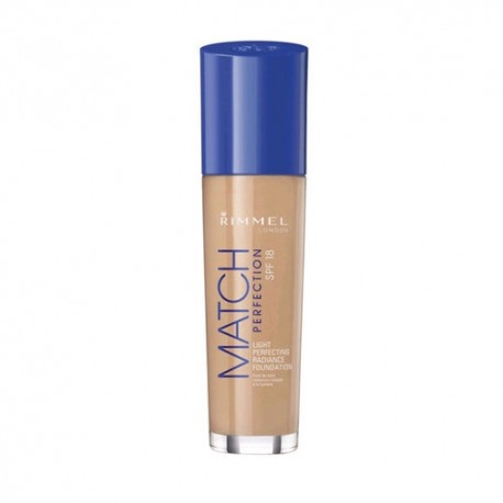 Rimmel London Match Perfection, SPF18, makiažo pagrindas moterims, 30ml, (200 Soft Beige)