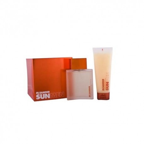 Jil Sander Sun For Men, rinkinys tualetinis vanduo vyrams, (EDT 75ml + 75ml dušo želė)