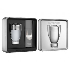 Paco Rabanne Invictus, rinkinys tualetinis vanduo vyrams, (EDT 100ml + 150ml dezodorantas)