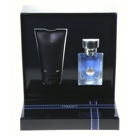 Versace Pour Homme, rinkinys tualetinis vanduo vyrams, (EDT 30ml + 50ml dušo želė)