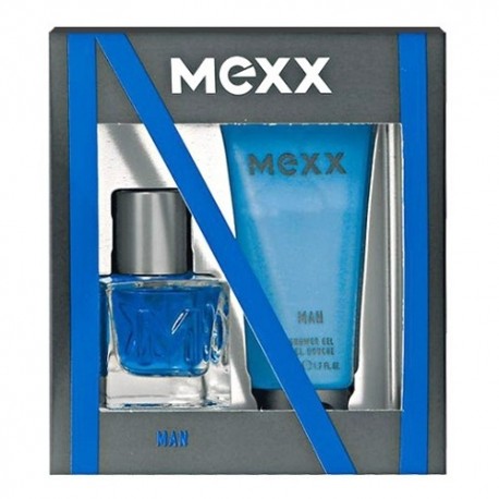 Mexx Man, rinkinys tualetinis vanduo vyrams, (EDT 50ml + 150ml dušo želė)