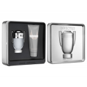 Paco Rabanne Invictus, rinkinys tualetinis vanduo vyrams, (EDT 100ml + 100ml dušo želė)