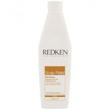 Redken Scalp Relief, Oil Detox Shampoo, šampūnas moterims, 300ml