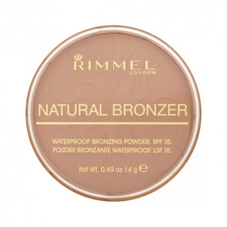 Rimmel London Natural Bronzer, bronzantas moterims, 14g, (026 Sun Kissed)