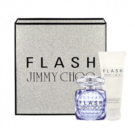 Jimmy Choo Flash rinkinys moterims, (EDP 60ml + 100ml kūno losjonas)