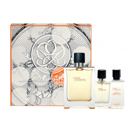 Hermes Terre D´Hermes, rinkinys tualetinis vanduo vyrams, (EDT 100 + 12,5ml EDT + 40ml losjonas po