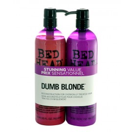 Tigi Bed Head Dumb Blonde, rinkinys šampūnas moterims, (750ml Bed Head Dumb Blonde šampūnas +