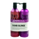 Tigi Bed Head Dumb Blonde, rinkinys šampūnas moterims, (750ml Bed Head Dumb Blonde šampūnas +