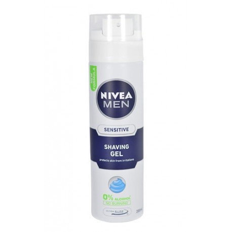 Nivea Men Sensitive, skutimosi želė vyrams, 200ml