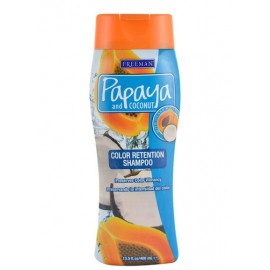 Freeman Color Retention shampunas Papaya And Coconut, kosmetika moterims, 400ml