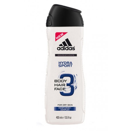 Adidas Hydra Sport, 3in1, dušo želė vyrams, 250ml