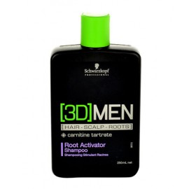 Schwarzkopf 3DMEN, Root Activator, šampūnas vyrams, 250ml