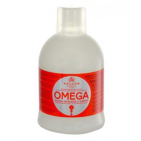 Kallos Cosmetics Omega, šampūnas moterims, 1000ml