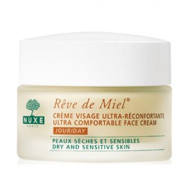 NUXE Reve de Miel, Ultra Comforting Face Cream, dieninis kremas moterims, 50ml