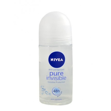 Nivea Pure Invisible, 48H, antiperspirantas moterims, 50ml