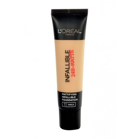 L´Oréal Paris Infallible, 24h-Matte, makiažo pagrindas moterims, 35ml, (20 Sand)