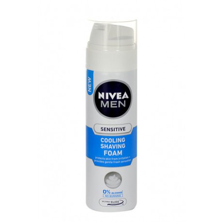 Nivea Men Sensitive, Cooling, skutimosi putos vyrams, 200ml