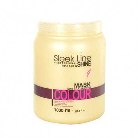 Stapiz Sleek Line Colour, plaukų kaukė moterims, 1000ml