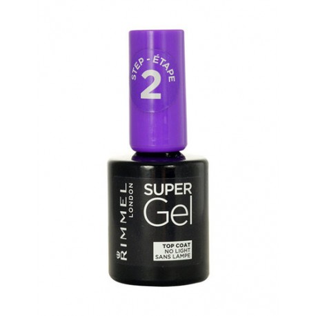 Rimmel London Super Gel, Top Coat, nagų lakas moterims, 12ml