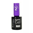 Rimmel London Super Gel, Top Coat, nagų lakas moterims, 12ml