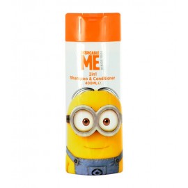 Minions Hair Care, 2in1 Shampoo & Conditioner, šampūnas vaikams, 400ml