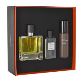 Hermes Terre D´Hermes, rinkinys Perfume vyrams, (EDP 75ml + 40ml afteshave water + 50ml skutimosi