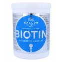 Kallos Cosmetics Biotin, plaukų kaukė moterims, 1000ml