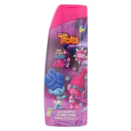 DreamWorks Trolls, 2in1 Shampoo & Conditioner, šampūnas vaikams, 400ml
