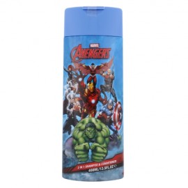 Marvel Avengers, 2in1 Shampoo & Conditioner, šampūnas vaikams, 400ml