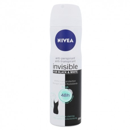 Nivea Invisible For Black & White, 48H, antiperspirantas moterims, 150ml