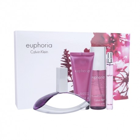 Calvin Klein Euphoria, rinkinys kvapusis vanduo moterims, (EDP 100 ml + EDP 10 ml + kūno losjonas