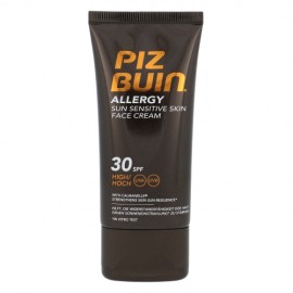 PIZ BUIN Allergy, Sun Sensitive Skin Face Cream, veido apsauga nuo saulės moterims, 50ml