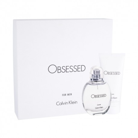 Calvin Klein For Men, Obsessed, rinkinys tualetinis vanduo vyrams, (EDT 75 ml + dušo želė 100 ml)