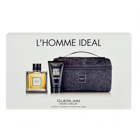 Guerlain L´Homme Ideal, rinkinys tualetinis vanduo vyrams, (EDT 100ml + 75ml dušo želė +