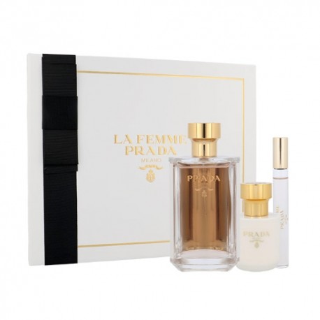 Prada La Femme, rinkinys kvapusis vanduo moterims, (EDP 100 ml + EDP 10 ml + kūno losjonas 100 ml)