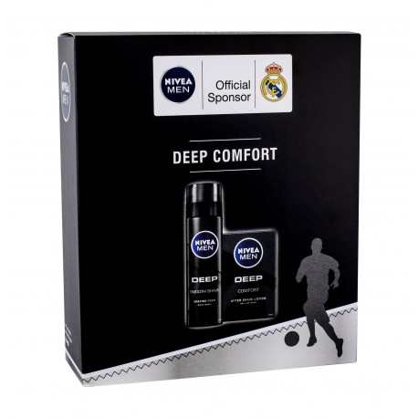 Nivea Comfort, Men Deep, rinkinys losjonas po skutimosi vyrams, (losjonas po skutimosi 100 ml +