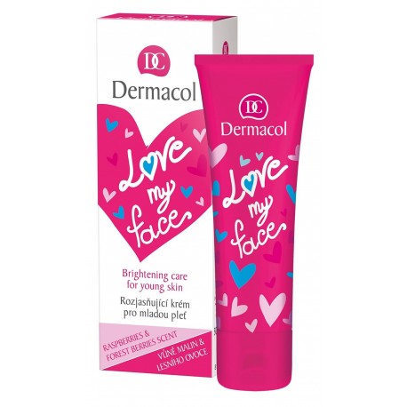 Dermacol Love My Face, Brightening Care, dieninis kremas moterims, 50ml