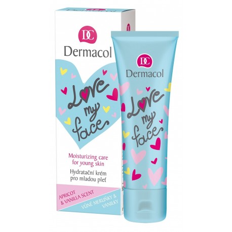 Dermacol Love My Face, Moisturizing Care, dieninis kremas moterims, 50ml