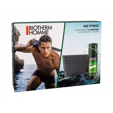 Biotherm Homme Age Fitness, rinkinys dieninis kremas vyrams, (Men's Skin kremas 50 ml + Card Case)