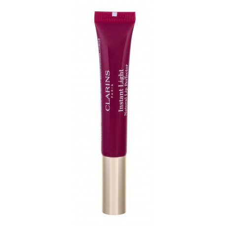 Clarins Instant Light, Natural Lip Perfector, lūpdažis moterims, 12ml, (08 Plum Shimmer)
