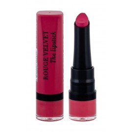 BOURJOIS Paris Rouge Velvet, The Lipstick, lūpdažis moterims, 2,4ml, (03 Hyppink Chic)