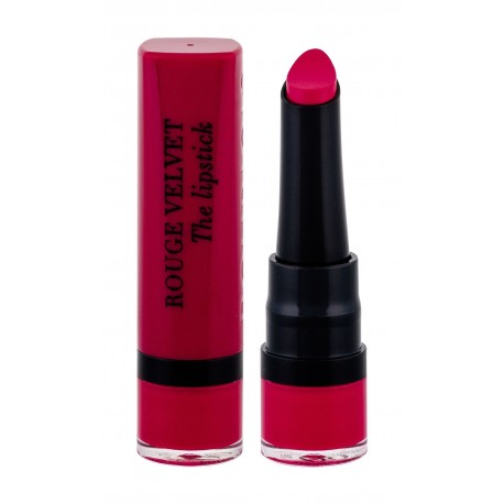 BOURJOIS Paris Rouge Velvet, The Lipstick, lūpdažis moterims, 2,4g, (09 Fuchsia Botté)