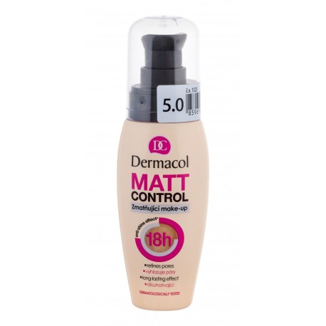 Dermacol Matt Control, makiažo pagrindas moterims, 30ml, (5.0)