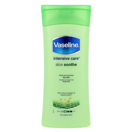 Vaseline Intensive Care, Aloe Soothe, kūno losjonas moterims, 200ml